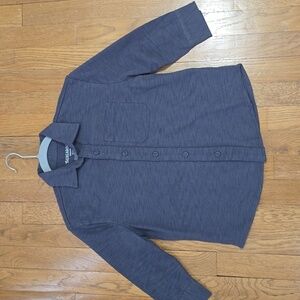 THEREABOUTS BRAND BOY'S BLUE LONG SLEEVE FRONT BUTTON COTTON SHIRT SIZE XXS 4/5